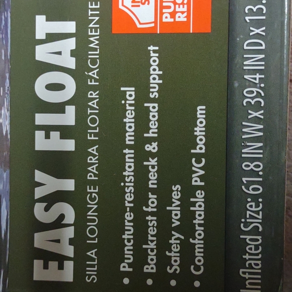 Ozark Trail- Easy Float Lounge - Picture 5 of 7